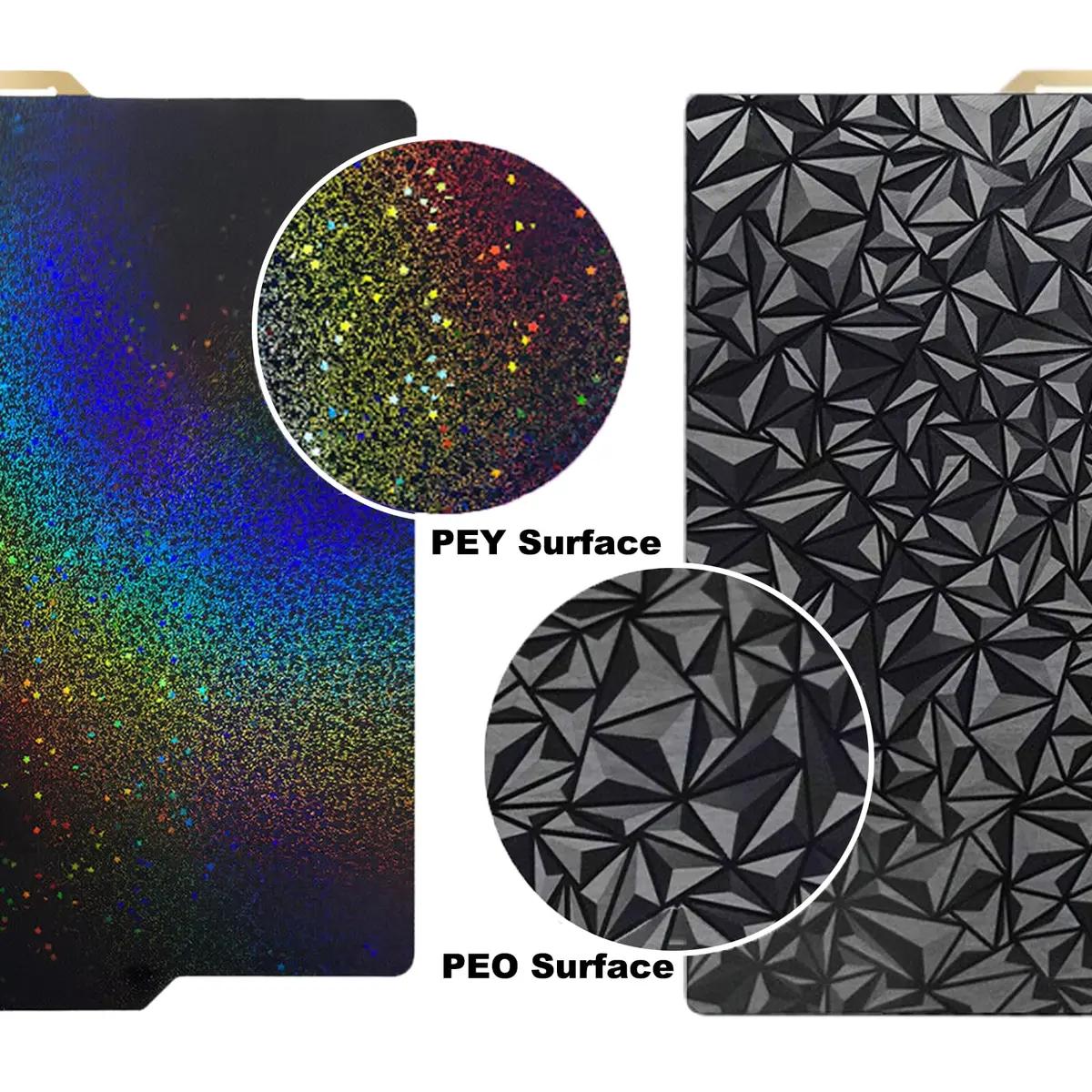RETUXEP Colorful Starry PEY PEO 3D Printer Build Plate 257x257mm | Double-Sided Smooth Print Surface for Bambu Lab Printers - view 2