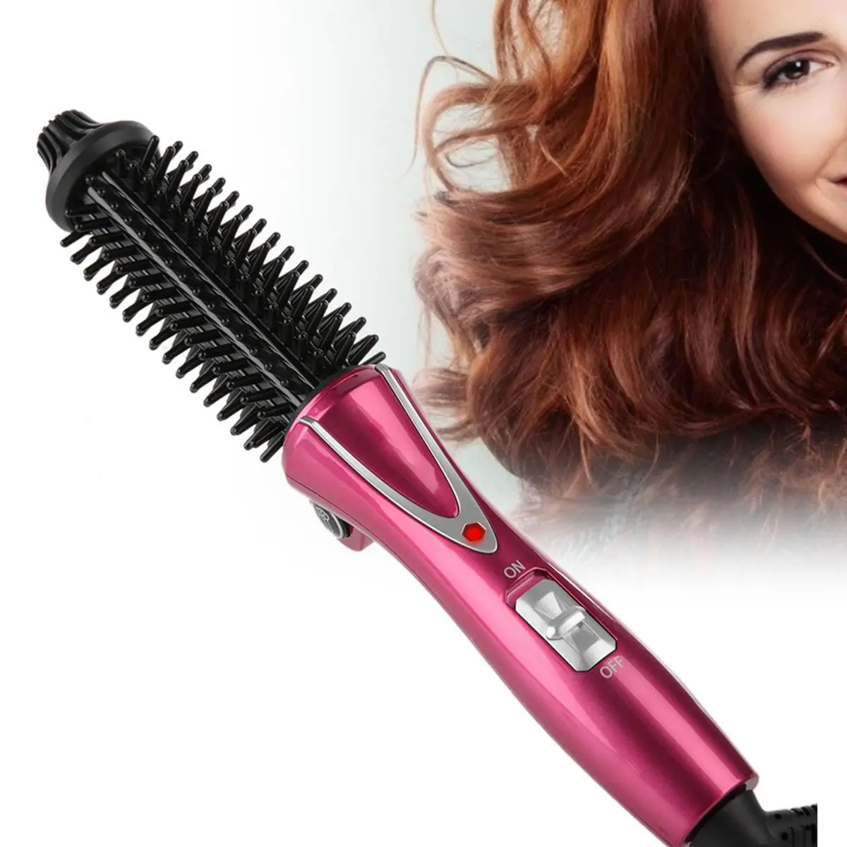 Yinhing Hair Curler Comb 10.4 in | Anti-Scald Foldable Styling Tool - main product image