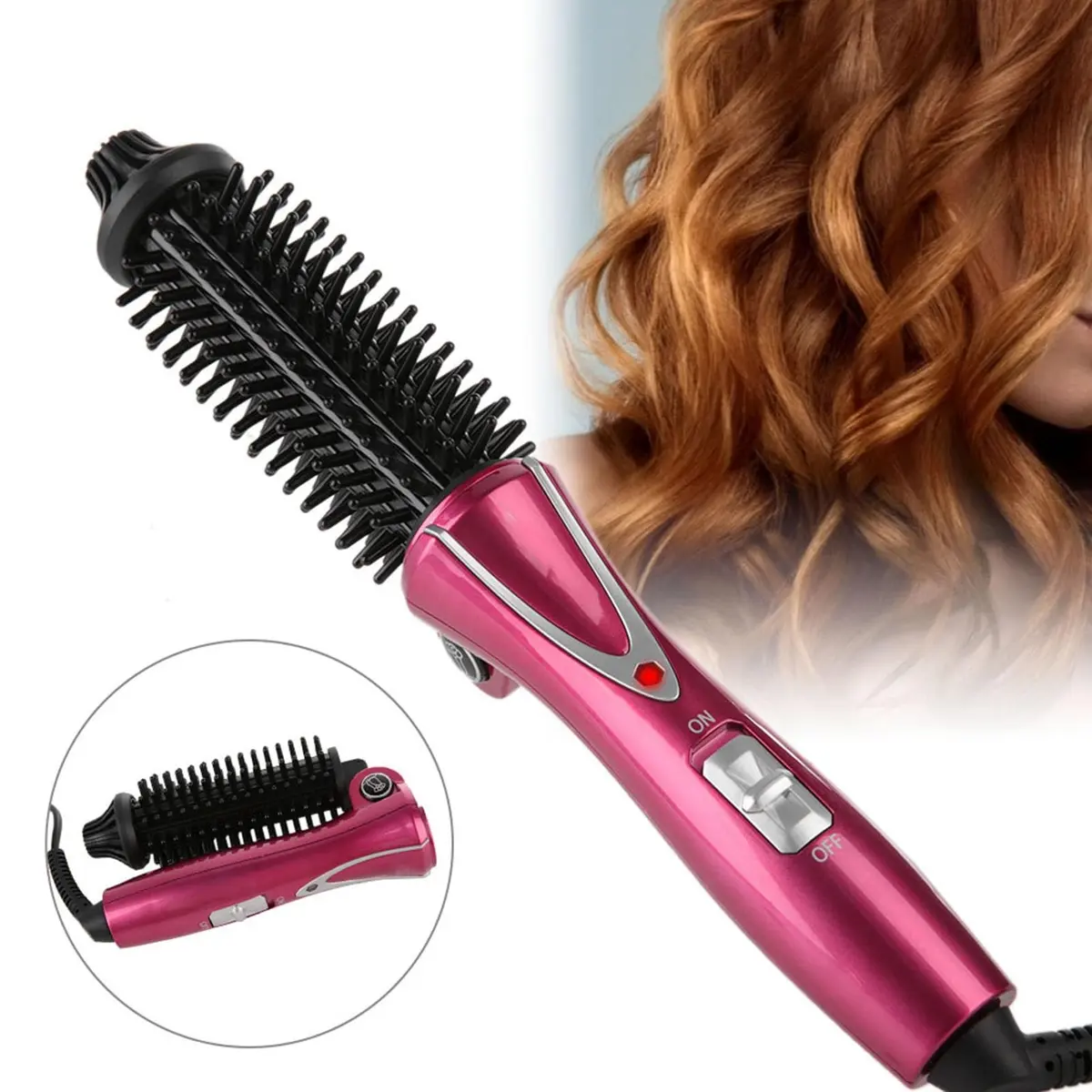 Yinhing Hair Curler Comb 10.4 in | Anti-Scald Foldable Styling Tool - view 5