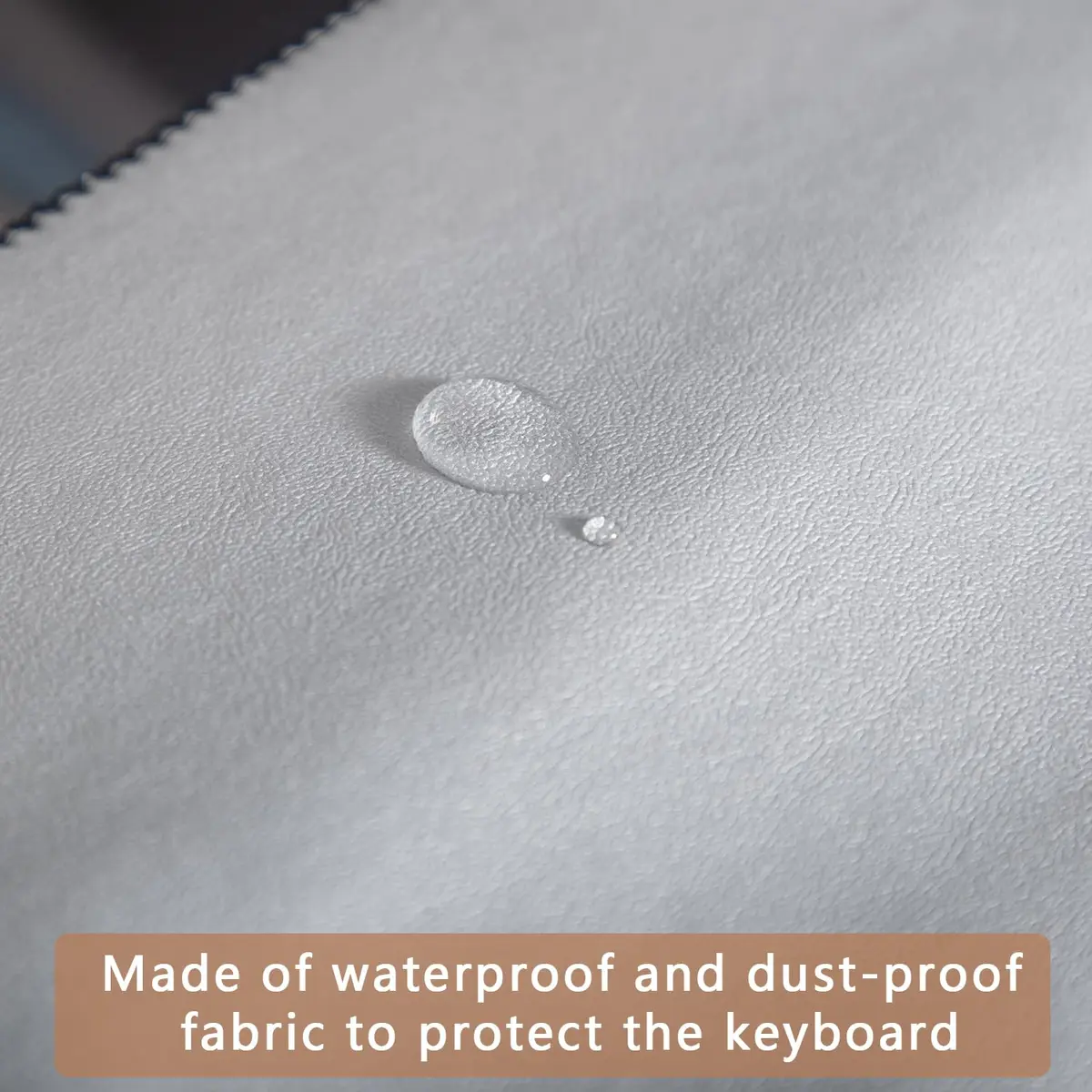 mooson Piano Keyboard Anti-Dust Cover High Technology Fabric Key Cover Cloth for Upright, Electric & Grand Pianos (Gray) | Protects Keys from Dust - view 6