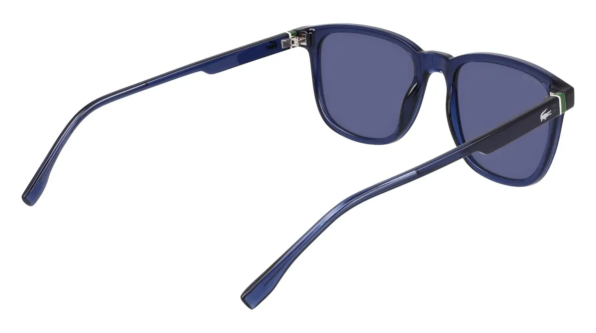 Lacoste Sunglasses L6029S - Rectangular Frame, UV Protection, Blue Lens (145mm arm) - view 6