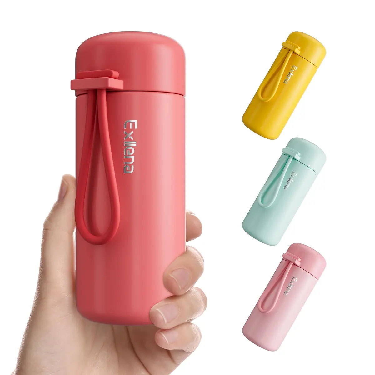 Exllena Mini Water Bottle 5oz | Leakproof Insulated Travel Flask for Hot & Cold Drinks - main product image