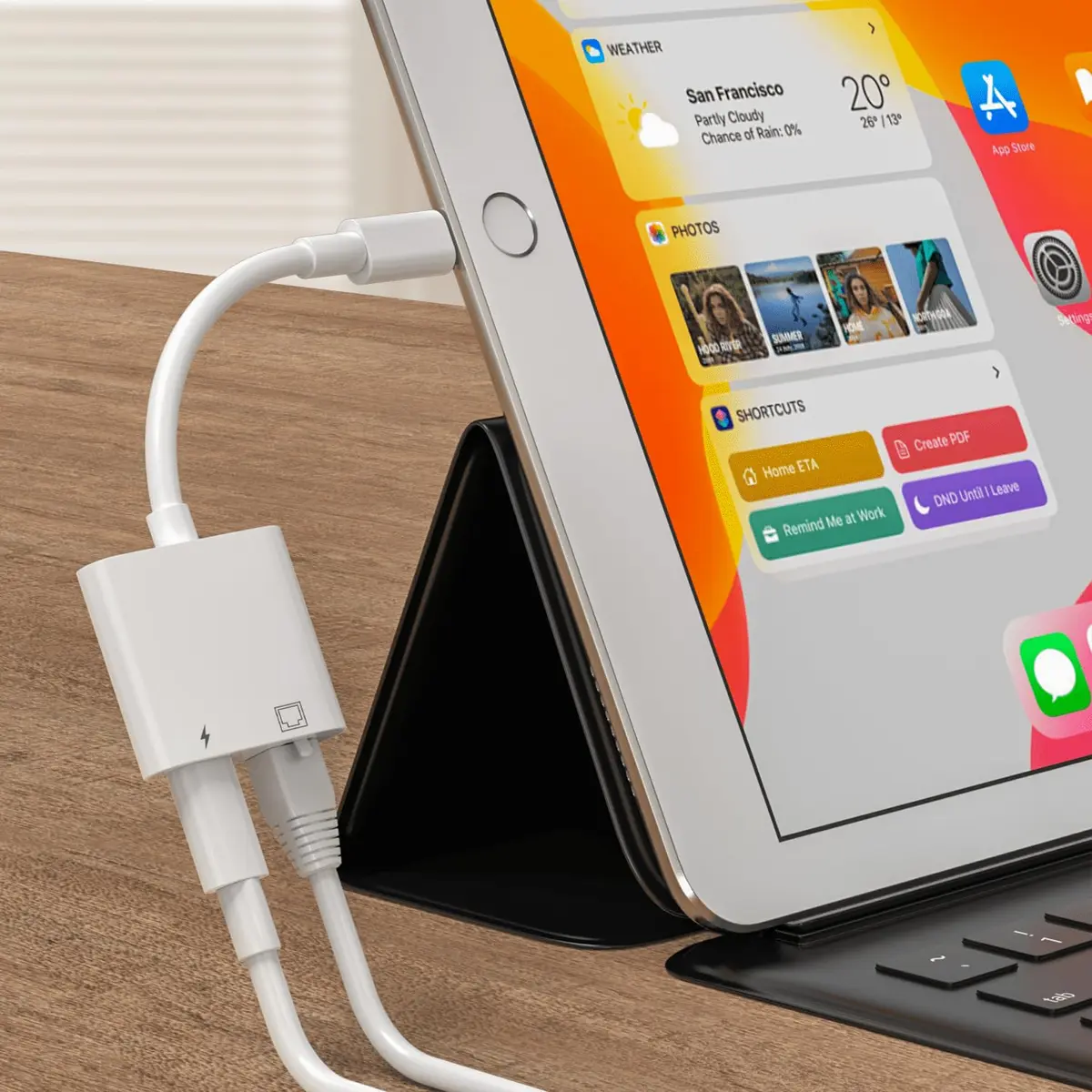 DESOFICON USB C to Ethernet Adapter 2 in 1 RJ45 LAN & Charging | Supports 100Mbps - view 6