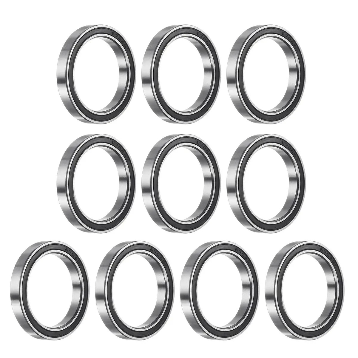 uxcell Deep Groove Ball Bearing 20mm x 27mm x 4mm | Double Sealed Chrome Steel Support - main product image