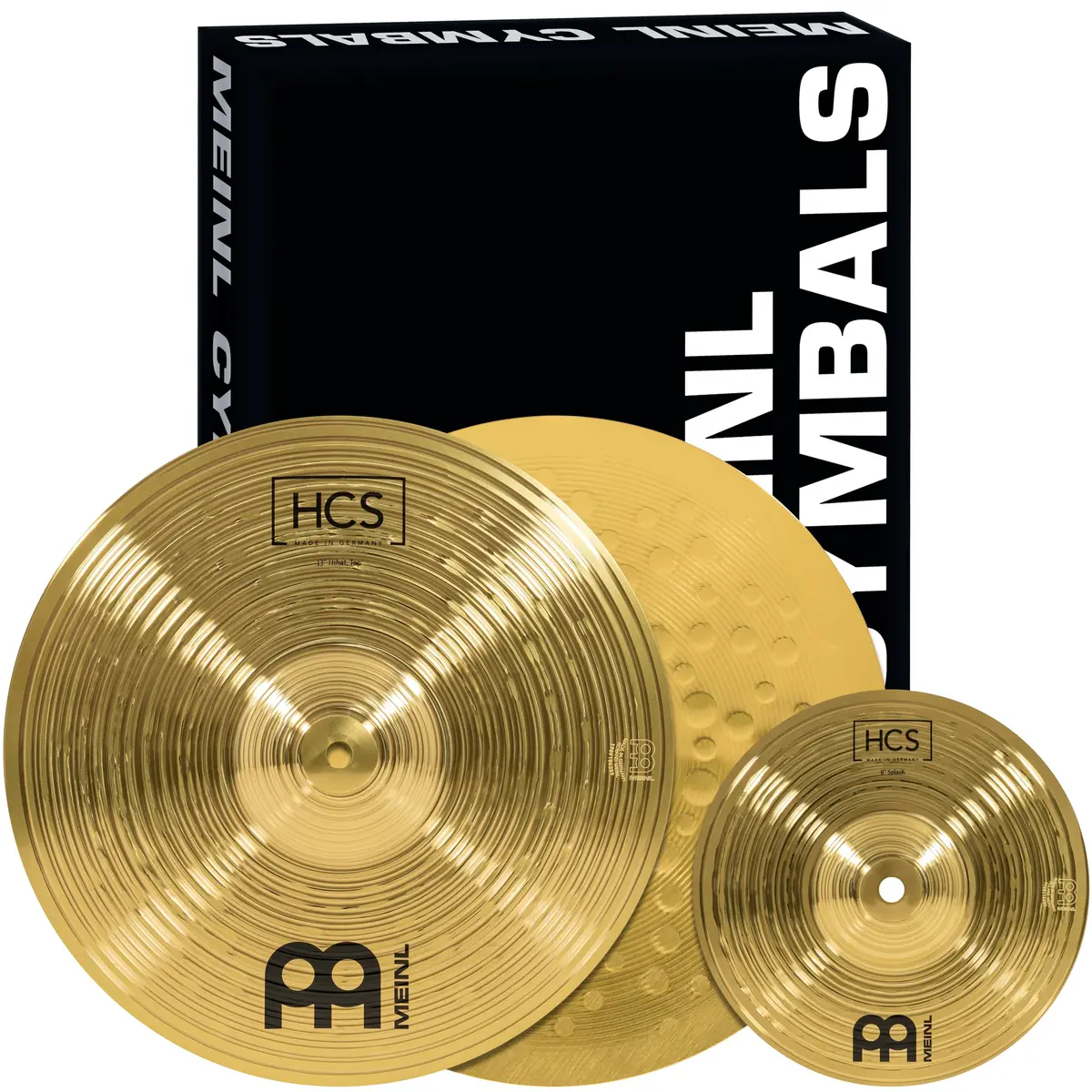 Meinl Cymbals HCS Starter Set Variety Pack | German Brass Alloy, Bright & Musical Sound, Beginner Friendly - main product image