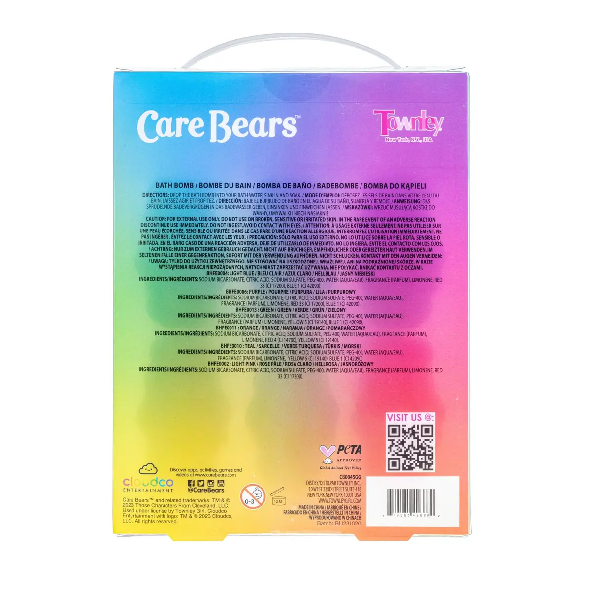 Townley Girl Care Bears Bath Bomb Set, 6-Piece Bubble Gum Scented, Ages 3+ | Colorful, Gentle & Fun - view 9