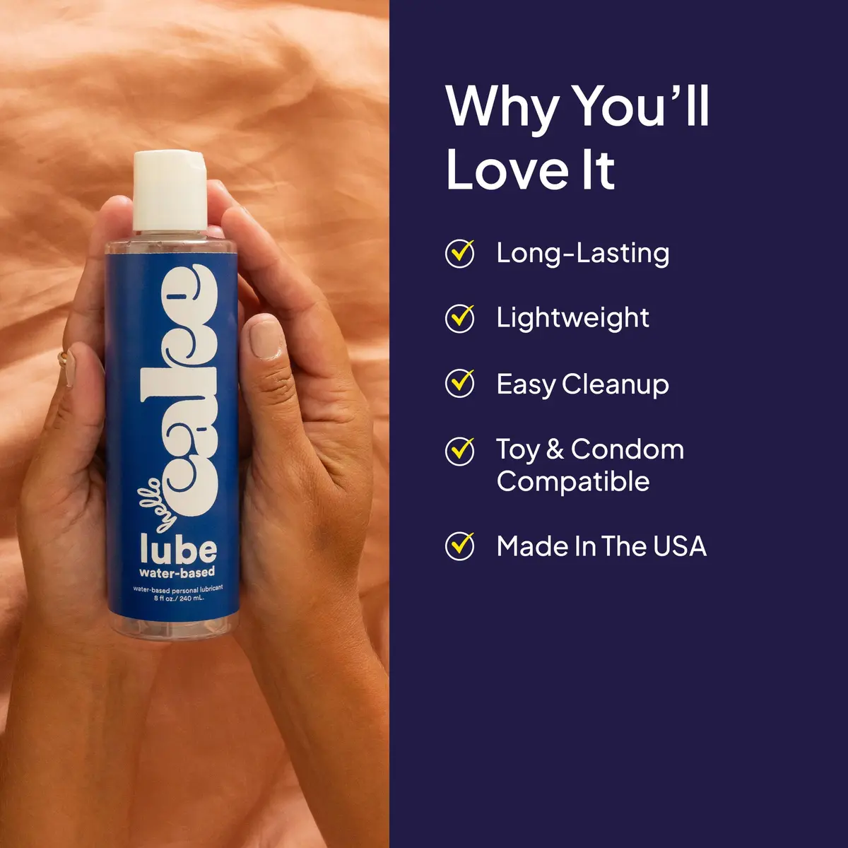 Cake Water-Based Personal Lubricant 8 fl oz | Hydrating, Non-Sticky, pH-Balanced - view 4