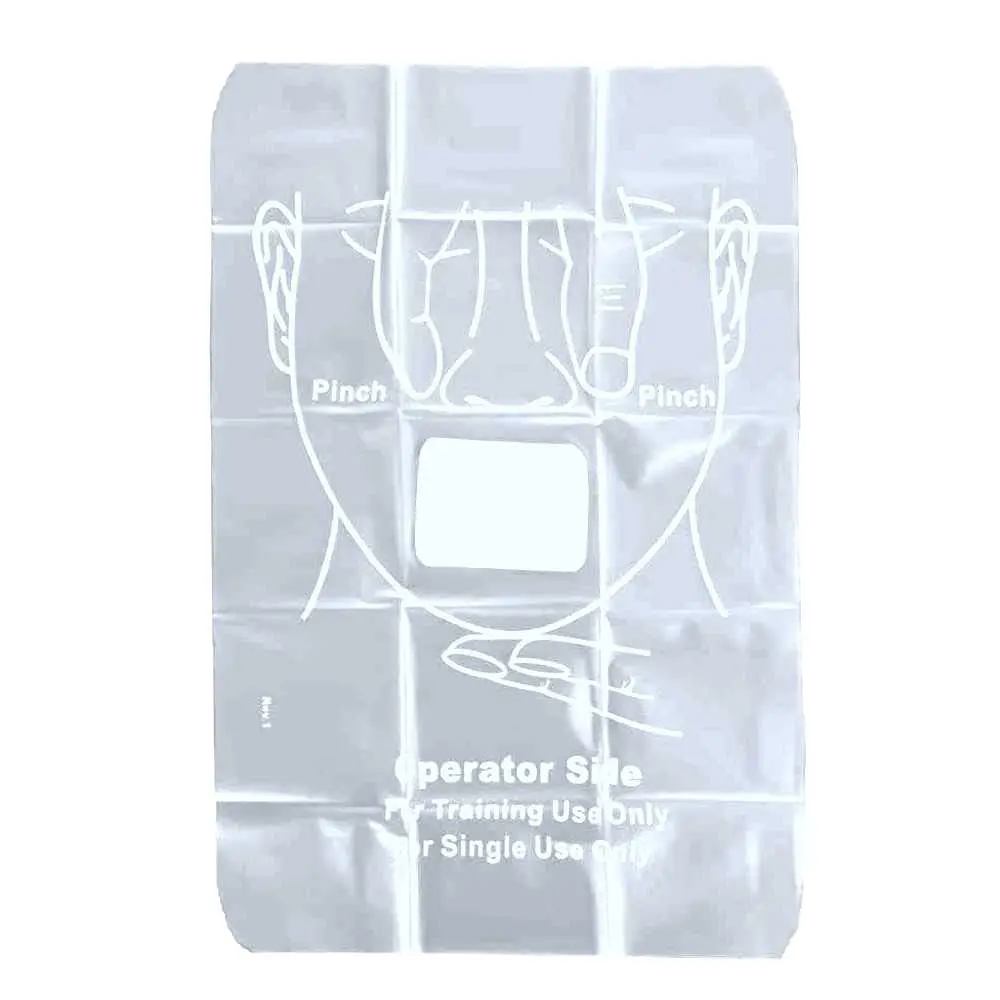 WNL Products Practi-SHIELD CPR Training Shields, 200-Pack | Individually Wrapped Latex-Free Barrier Protection - view 5