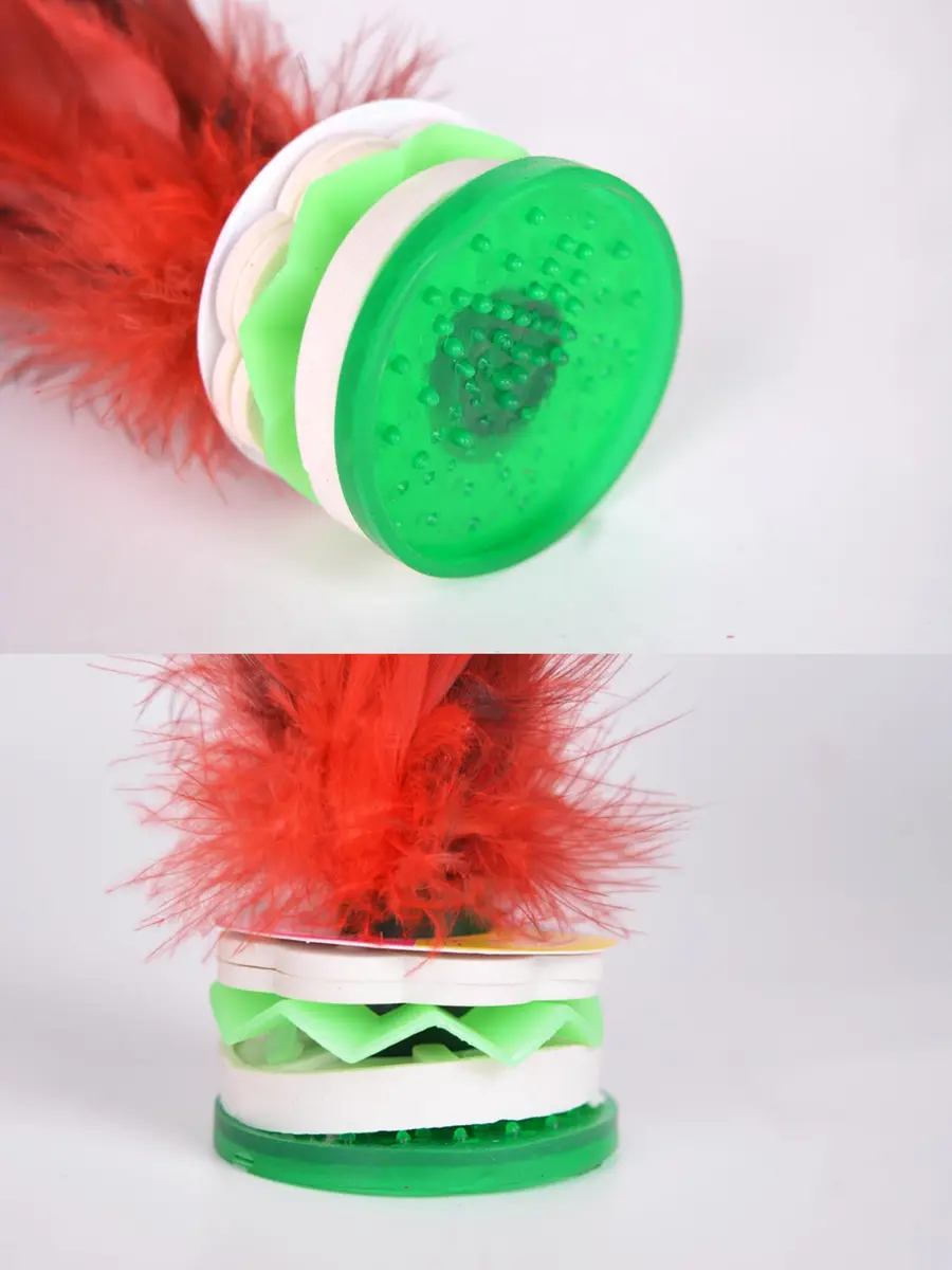 Baitaihem Colorful Kick Shuttlecock Type-B 6 Pack | Chinese Jianzi Foot Sport for Outdoors - view 6