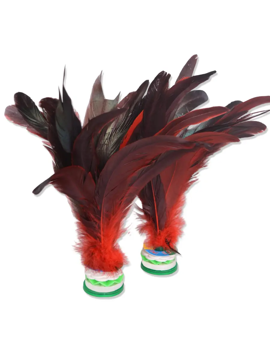 Baitaihem Colorful Kick Shuttlecock Type-B 6 Pack | Chinese Jianzi Foot Sport for Outdoors - view 2