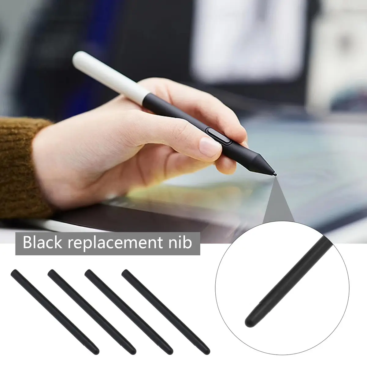 LT Easiyl 10pcs Replacement Stylus Nibs Tips Gen.1 Compatible with Wacom Pen | Heavy Use, Screen-Friendly, Durable - view 2