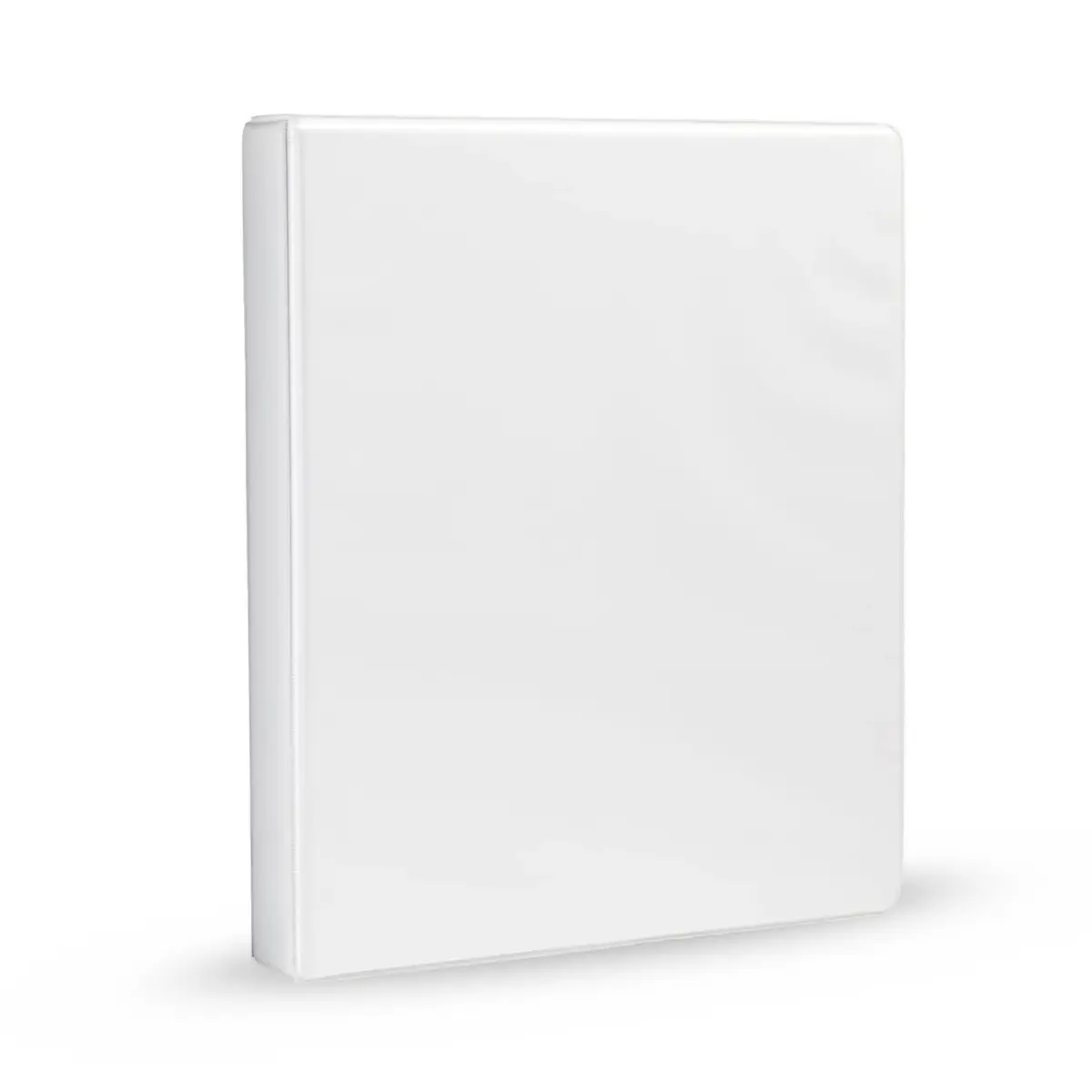 Amazon Basics 3-Ring Binder, 1-Inch, Customizable, White, 1-Pack | Holds 175 Sheets - main product image