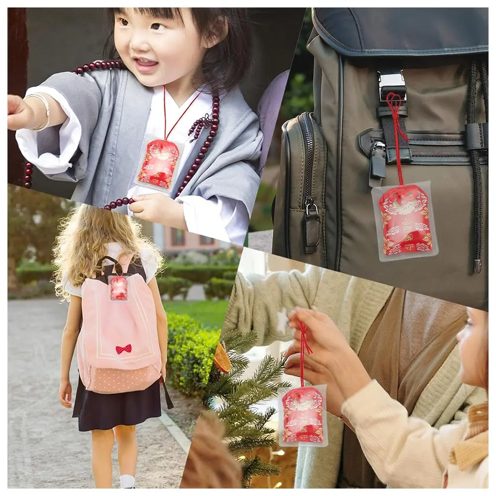 WEBEEDY 16 Pieces Japanese Omamori Amulet for Safe Travel & Luck | Blessing & Success Charm (70-120 chars) - view 4