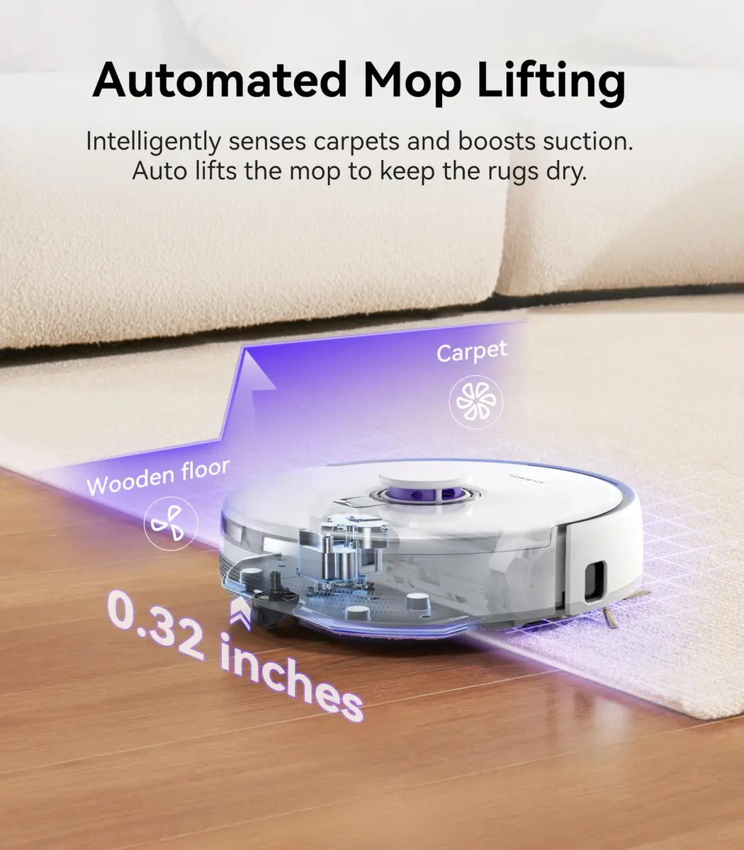 NARWAL Freo X Plus Robot Vacuum and Mop 7-Week Dust Storage 7800Pa Suction - view 6