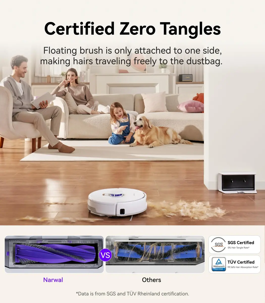 NARWAL Freo X Plus Robot Vacuum and Mop 7-Week Dust Storage 7800Pa Suction - view 3