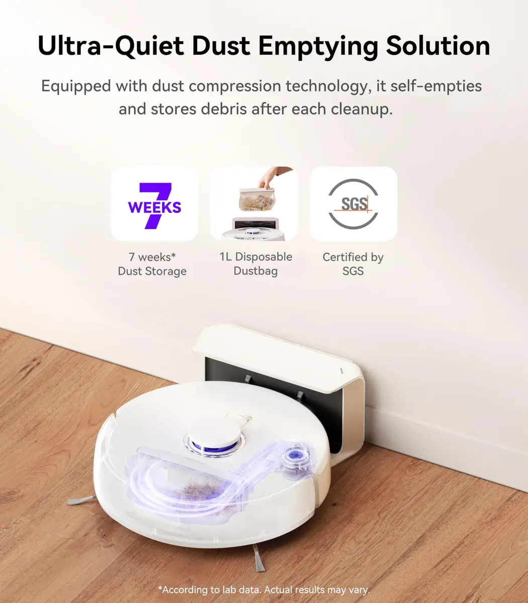 NARWAL Freo X Plus Robot Vacuum and Mop 7-Week Dust Storage 7800Pa Suction - view 4