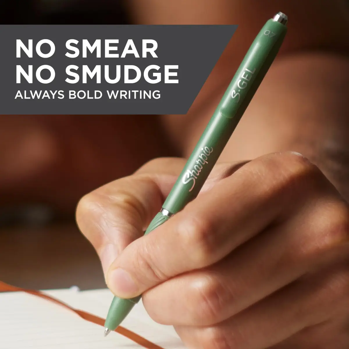 Sharpie S-Gel Gel Pens Medium Point 0.7mm Black Ink 4 Count | Smooth Writing Instrument for Office and Students - view 2