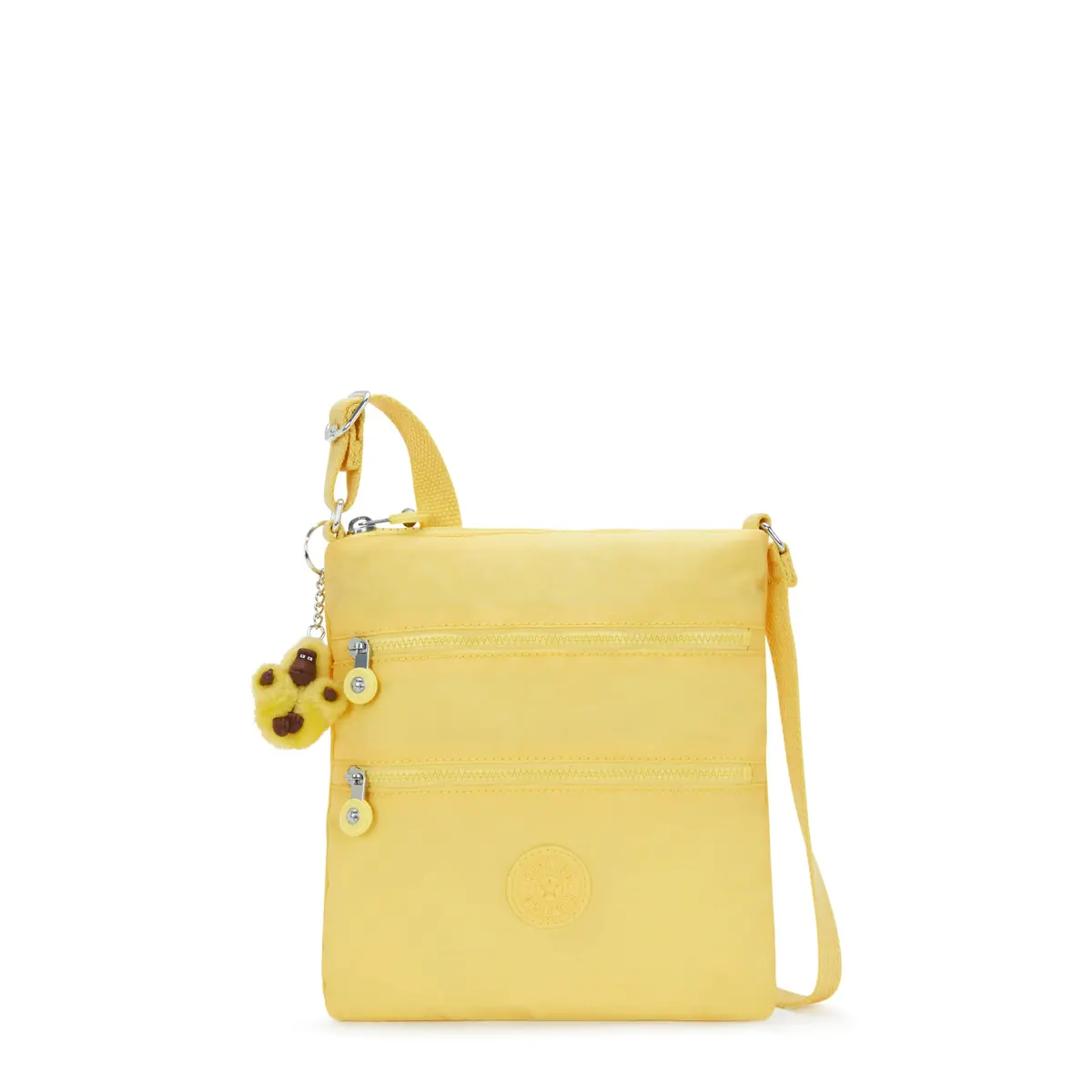 Kipling Keiko Crossbody Mini Bag 8.25''L x 9''H Nylon Buttery Sun | Lightweight, Adjustable, Durable - main product image