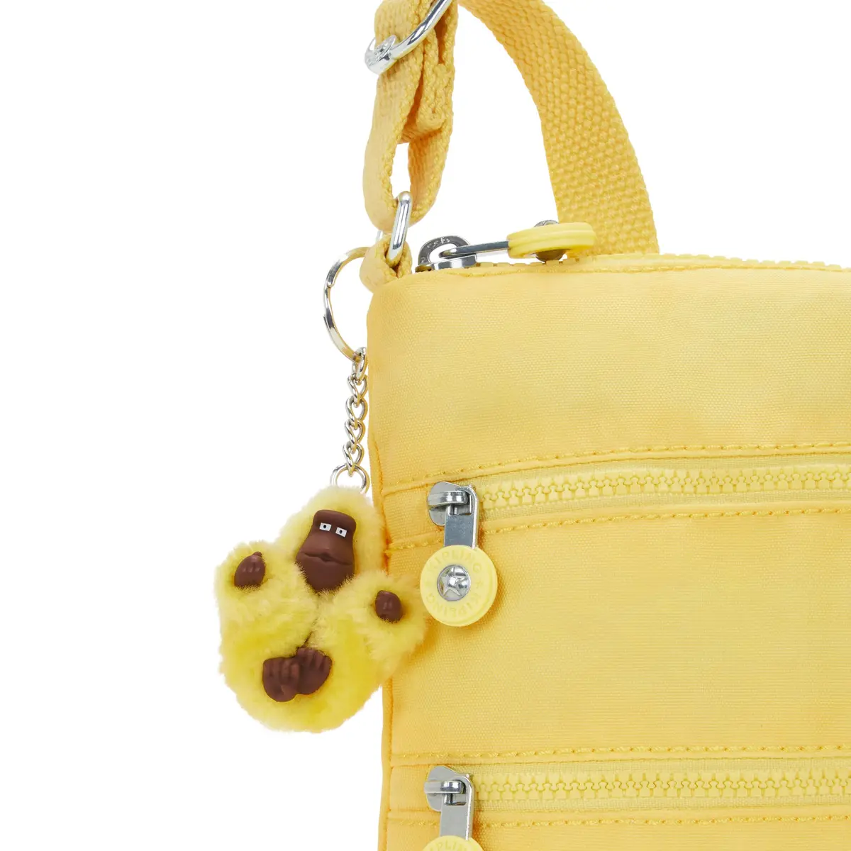 Kipling Keiko Crossbody Mini Bag 8.25''L x 9''H Nylon Buttery Sun | Lightweight, Adjustable, Durable - view 5