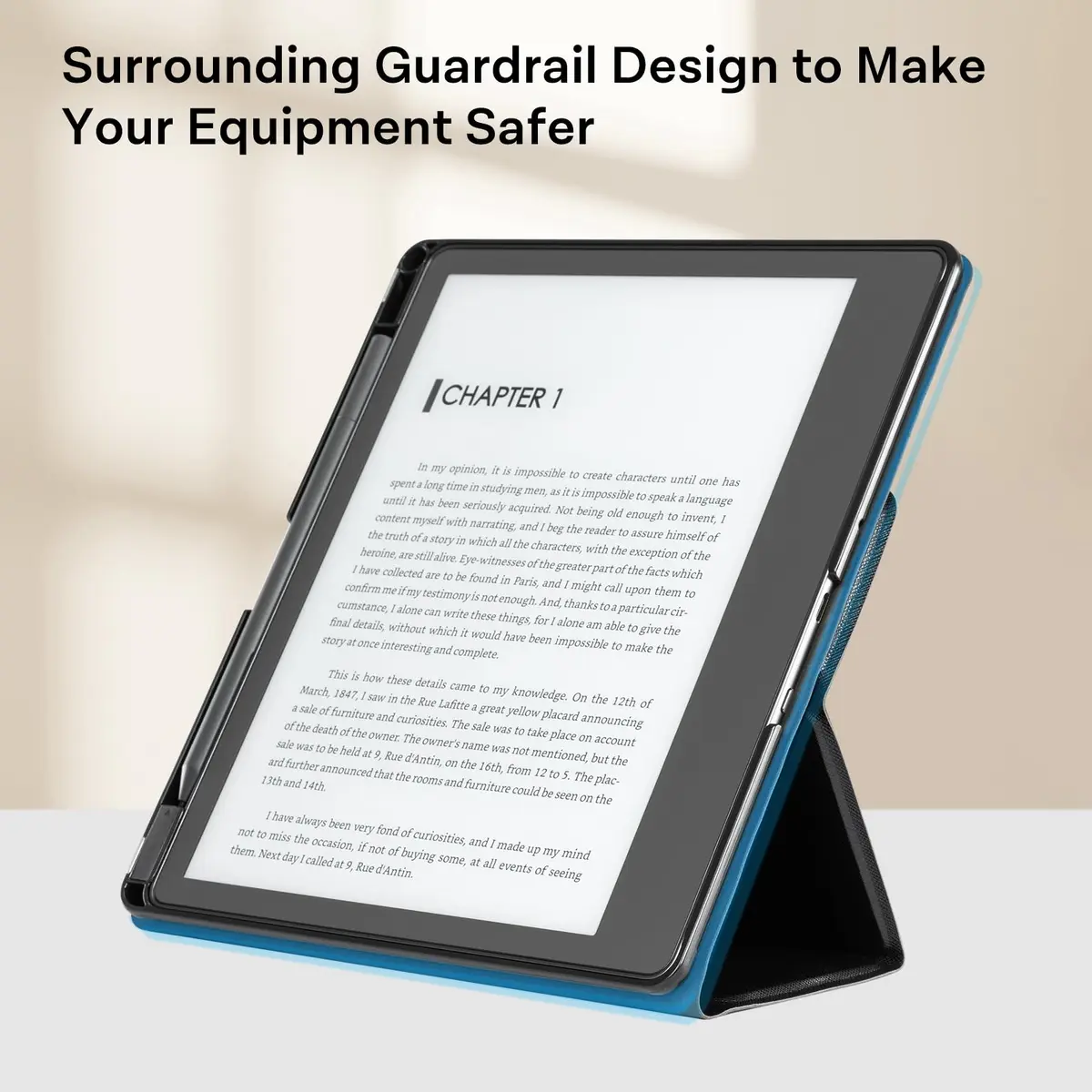 CoBak Stand Case for Kindle Scribe 10.2 Inch (25.9cm) | Premium PU Leather Folio with Pen Holder & Auto Sleep/Wake - view 4
