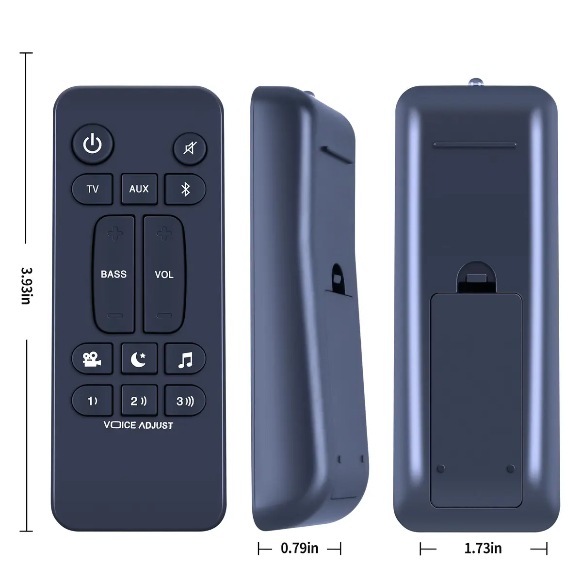WDZP Universal Soundbar Remote Control for Polk Audio Signa S1 S2 S3 | No Programming, 180° Infrared, 12m Range - view 7