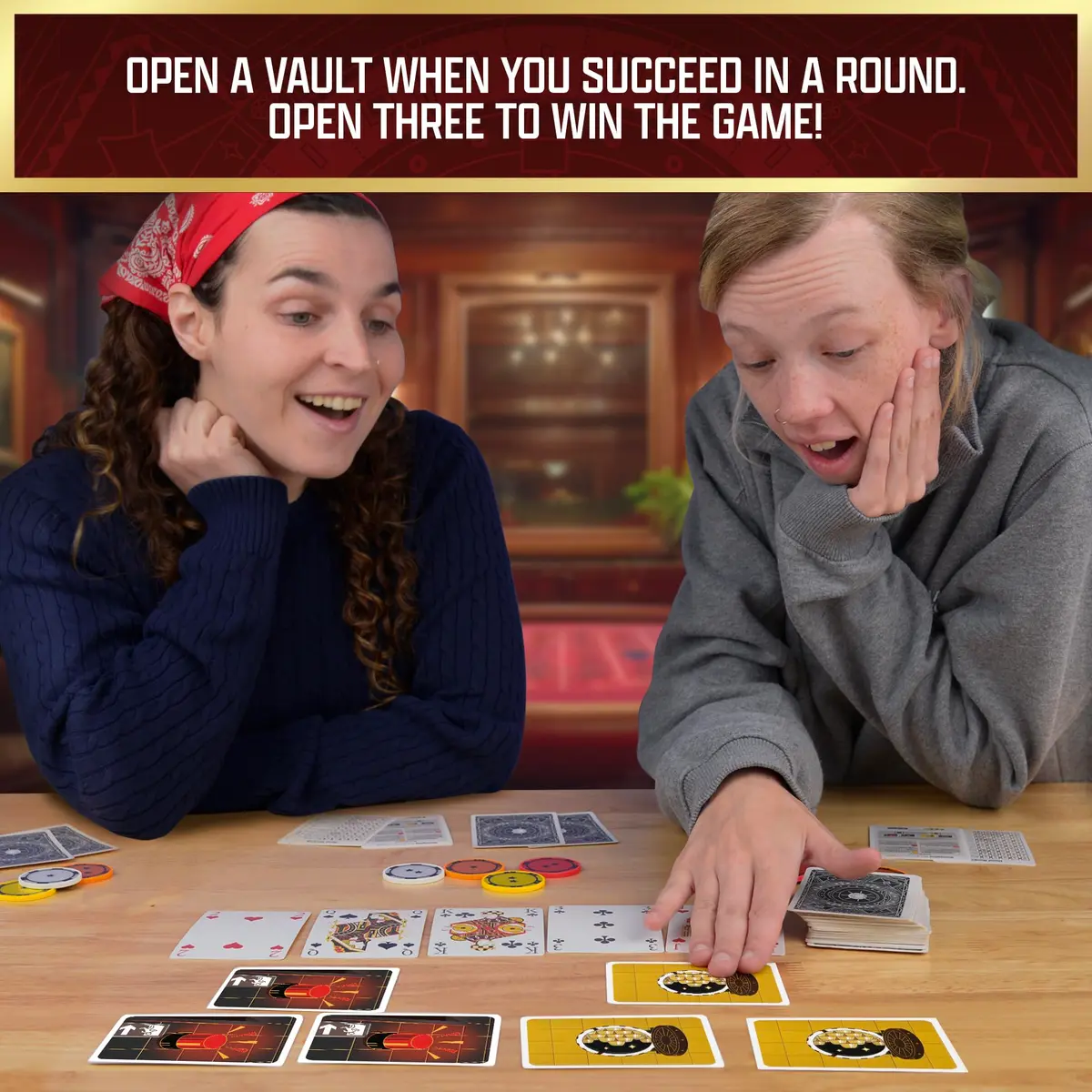 Thames & Kosmos The Gang — Cooperative Poker Card Game | Family Strategy Game for Kids & Adults - view 5