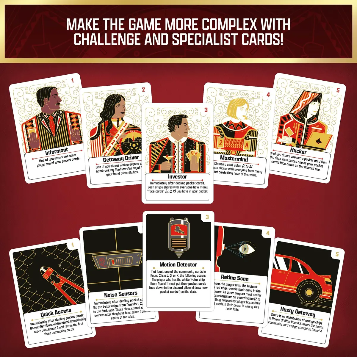 Thames & Kosmos The Gang — Cooperative Poker Card Game | Family Strategy Game for Kids & Adults - view 6