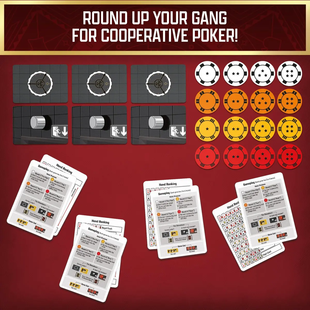 Thames & Kosmos The Gang — Cooperative Poker Card Game | Family Strategy Game for Kids & Adults - view 2