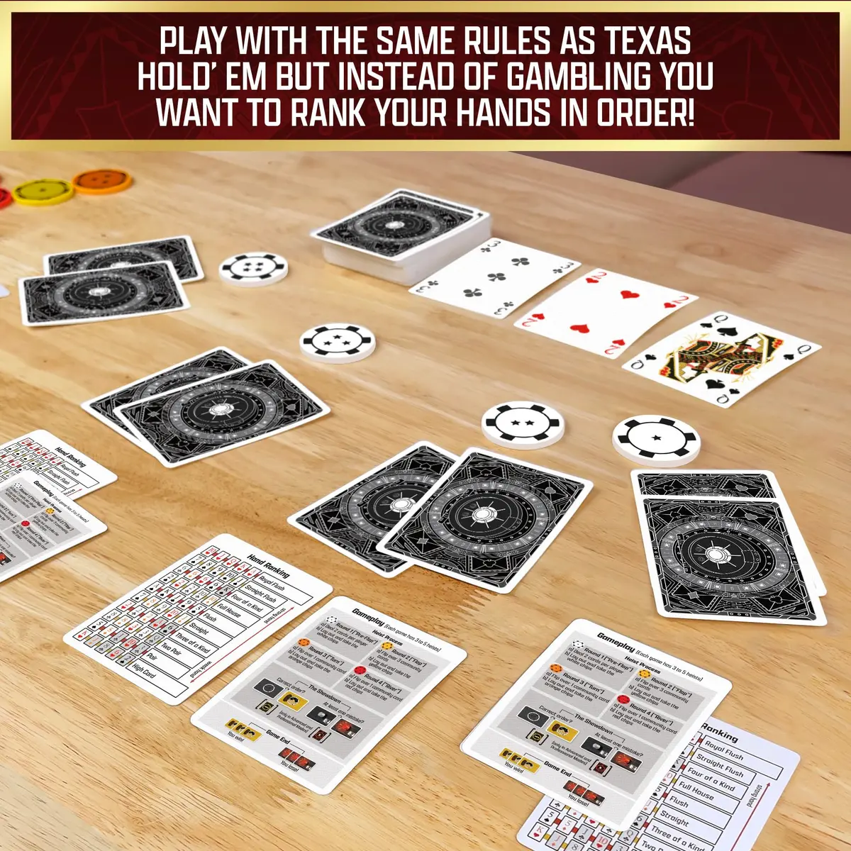 Thames & Kosmos The Gang — Cooperative Poker Card Game | Family Strategy Game for Kids & Adults - view 3
