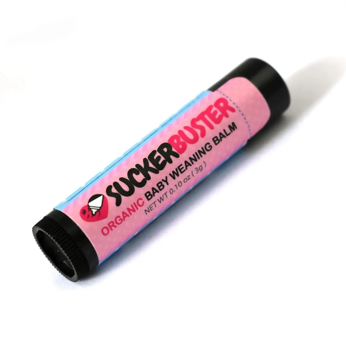 Suckerbuster Organic Baby Weaning Balm Stick 0.2ml (0.10 Fl Oz) | Gentle Weaning for Mothers & Babies - main product image