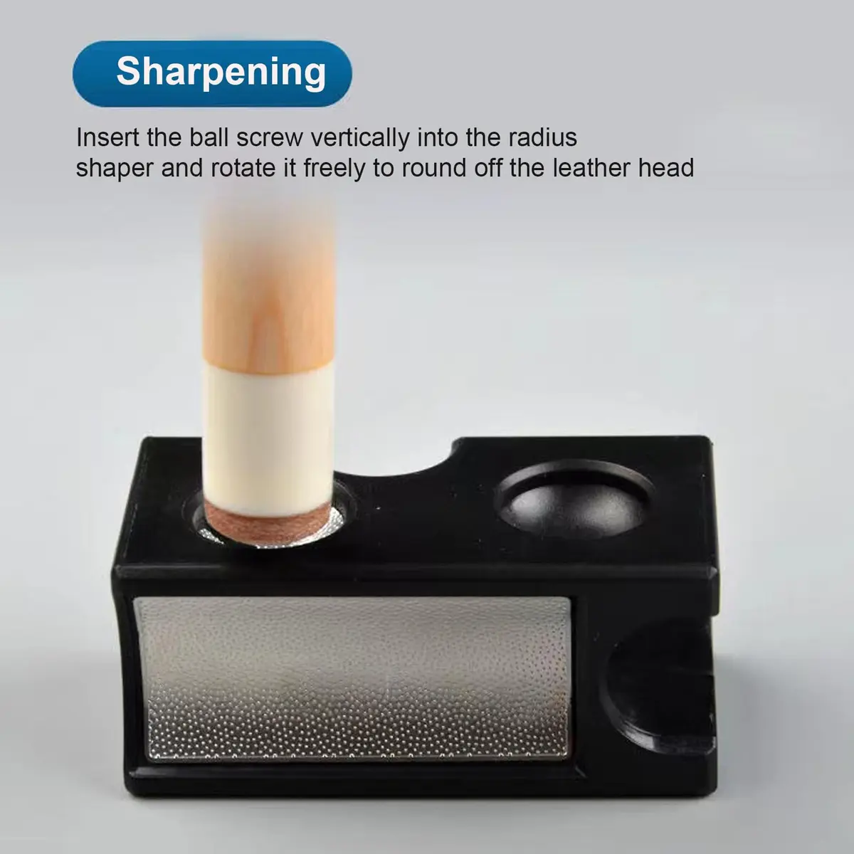 UDIYO Pool Cue Tip Shaper 8-in-1 | Precision DIY Cue Repair Tool for Billiards & Pool - view 5