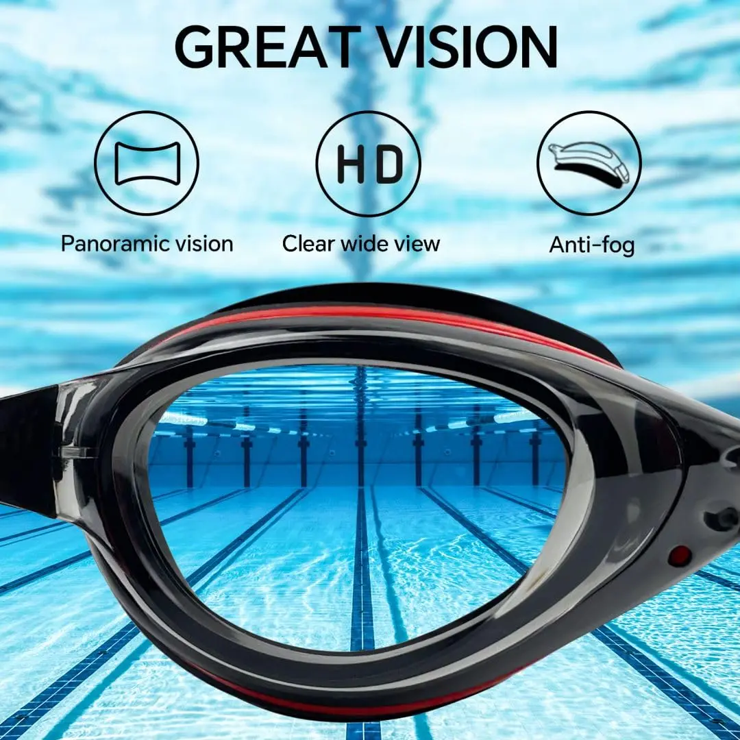 AIKOTOO Shortsighted Swimming Goggles -4.0 | Anti-Fog & UV Protection for Adults & Youth - view 2