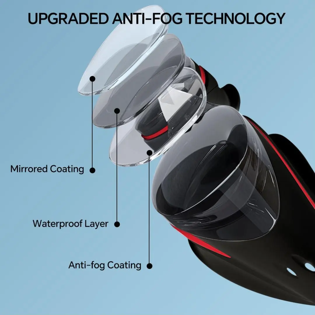 AIKOTOO Shortsighted Swimming Goggles -4.0 | Anti-Fog & UV Protection for Adults & Youth - view 3