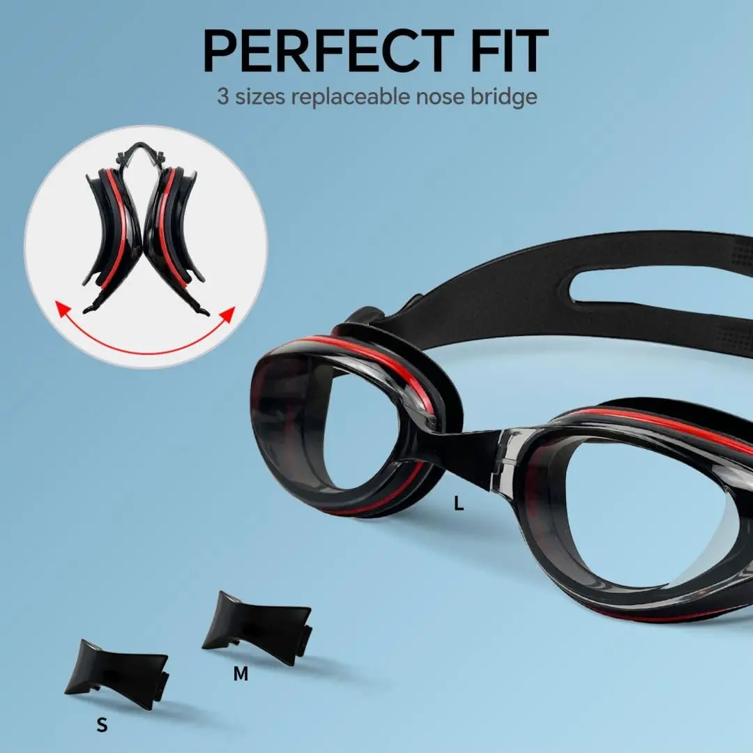 AIKOTOO Shortsighted Swimming Goggles -4.0 | Anti-Fog & UV Protection for Adults & Youth - view 4