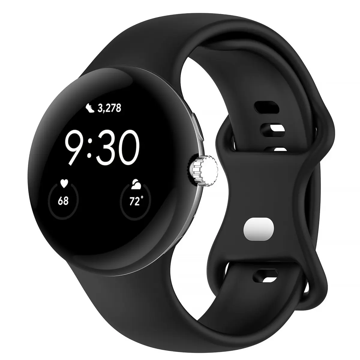 Eiavike Google Pixel Watch 41mm Silicone Band | Breathable, Soft & Durable for Unisex - main product image