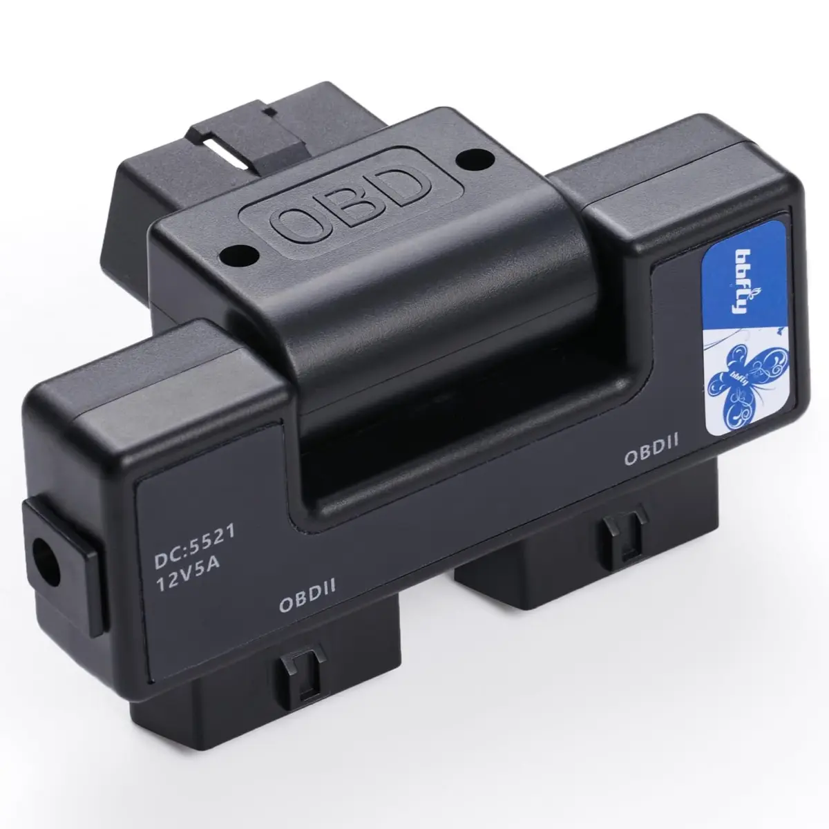 bbfly B33 OBD2 Splitter 1 Male to 2 Female J1962 Adapter with Rotatable Port | 12V 5A DC Connector - view 5
