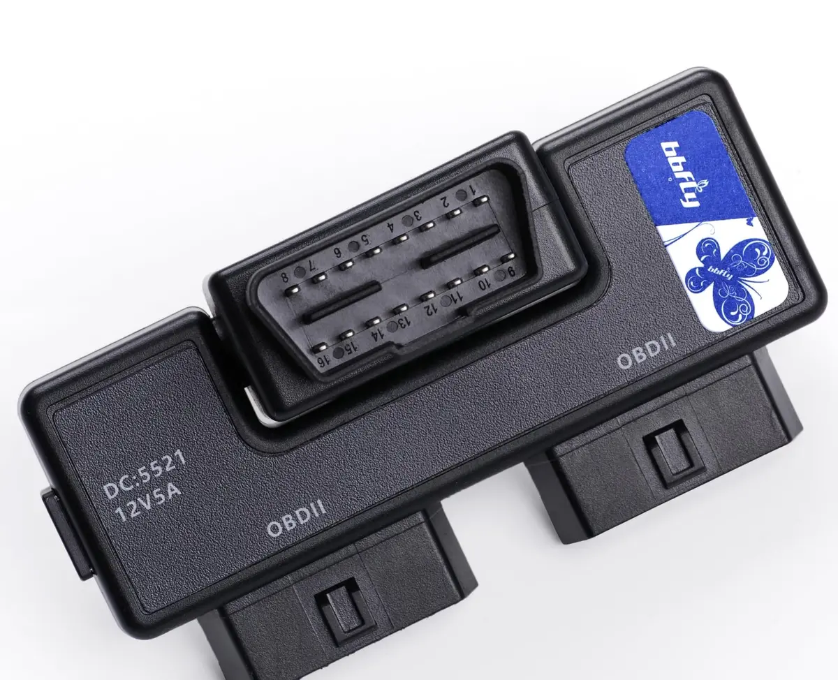 bbfly B33 OBD2 Splitter 1 Male to 2 Female J1962 Adapter with Rotatable Port | 12V 5A DC Connector - view 4
