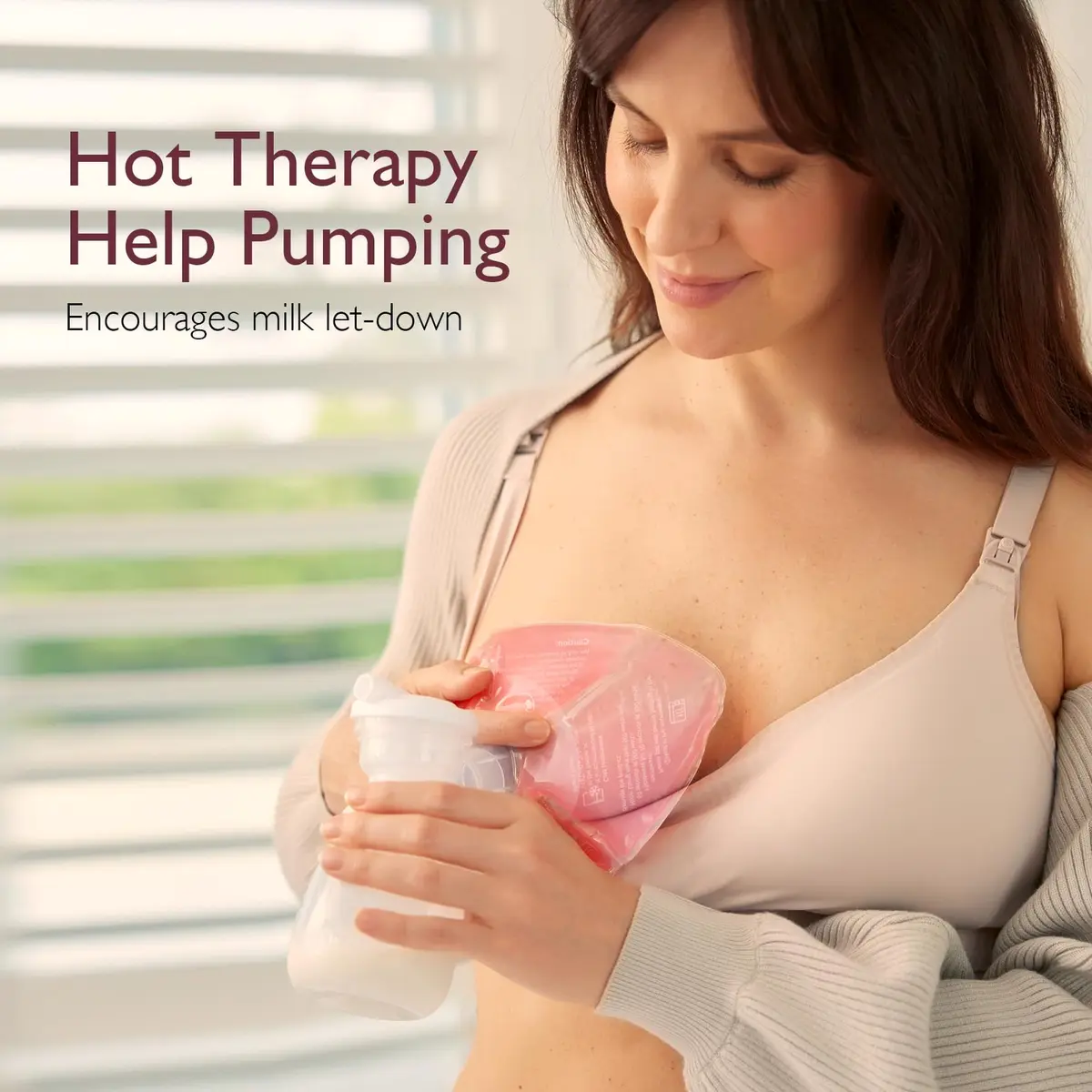 Momcozy Larger Breast Therapy Packs, Hot & Cold Gel Pads with Covers, 2 Count | Essential for Breastfeeding & Postpartum Recovery - view 4