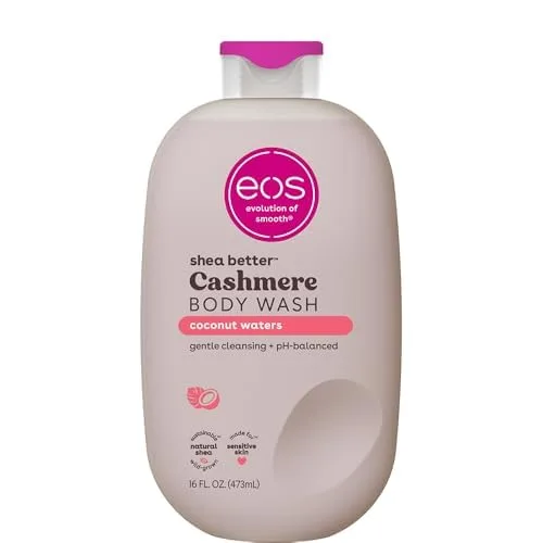 eos Coconut Waters Body Wash 16 fl oz | Moisturizing Creamy Gel for Sensitive Skin - main product image