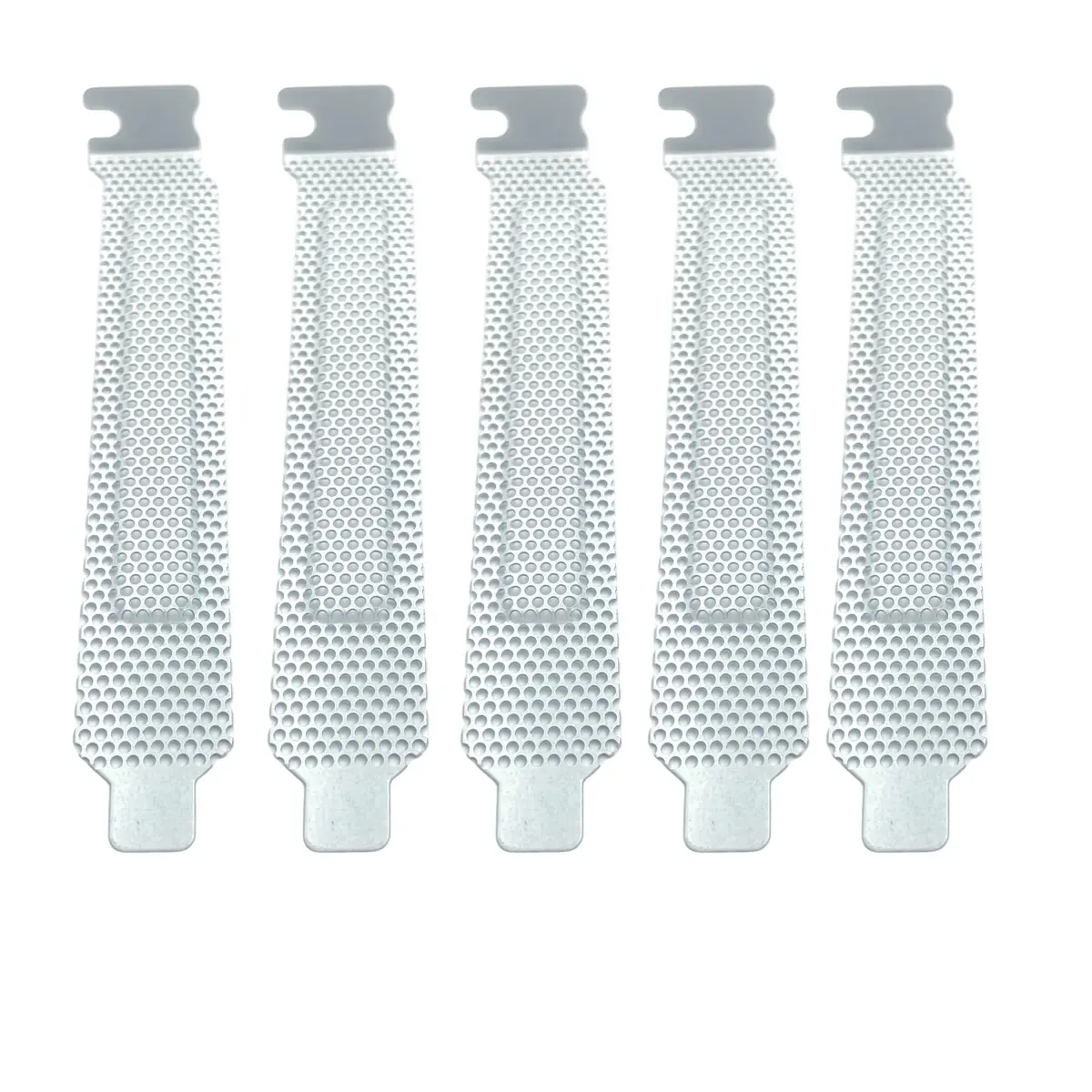 daier White PCI Slot Covers 10PCS | Dust Filter Bracket for Computer Cases with Heat Dissipation (120 chars) - main product image