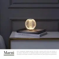 Alora Lighting Kuzco Marni 4in LED Table Lamp Natural Brass | Modern Transitional Design with 2W LED & Touch Dimming - view 9