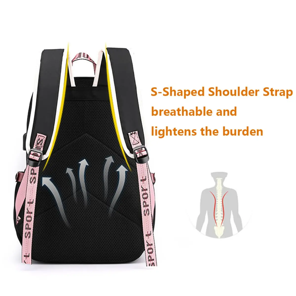 eTel Like Stray Kids Backpack Merch, 11.4 x 6.3 x 18.1in | Casual Book Bag with Laptop Compartment - view 6