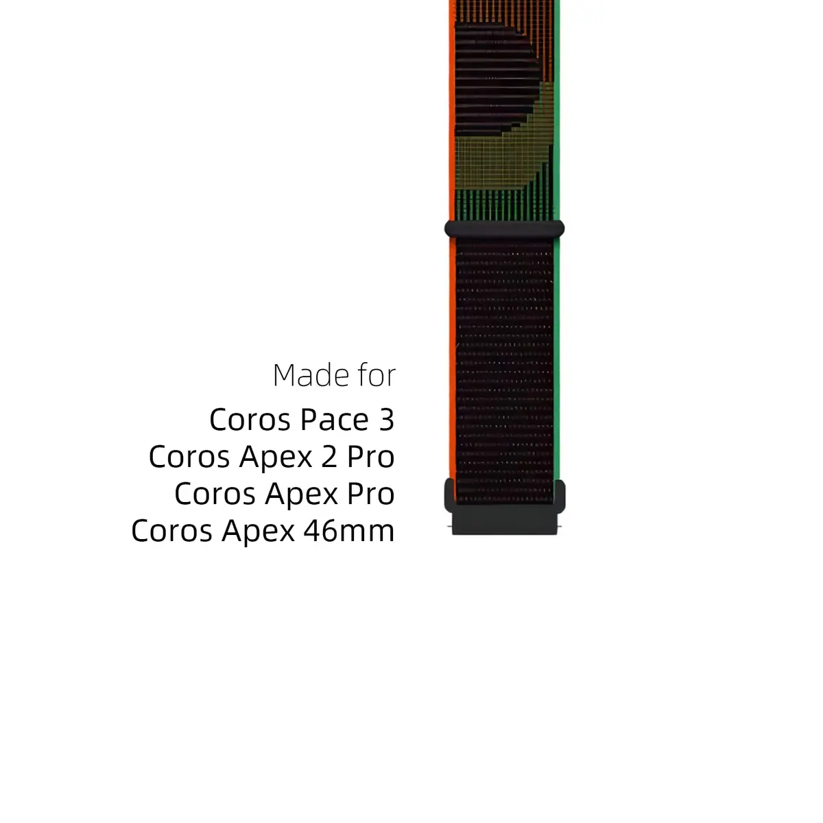 BlackPro Compatible with Coros Pace 3 Watch Band | Breathable Nylon Sport Strap for Men Women - view 2