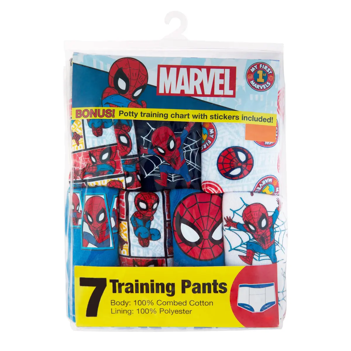 Marvel Superhero Potty Training Pants 3T | Cotton Comfort & Success Chart - view 2