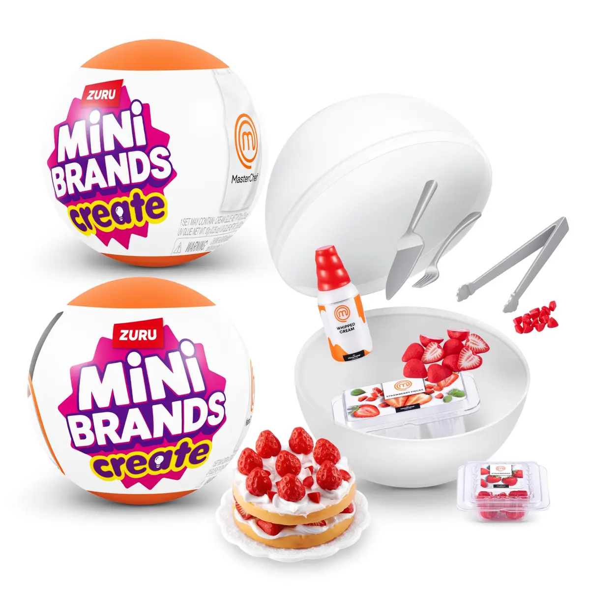 Mini Brands Master Chef Series 1 (2 Pack) | 11 Realistic Dishes, DIY Resin Play, UV Speed Set - main product image