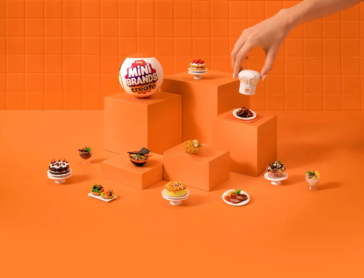 Mini Brands Master Chef Series 1 (2 Pack) | 11 Realistic Dishes, DIY Resin Play, UV Speed Set - view 5