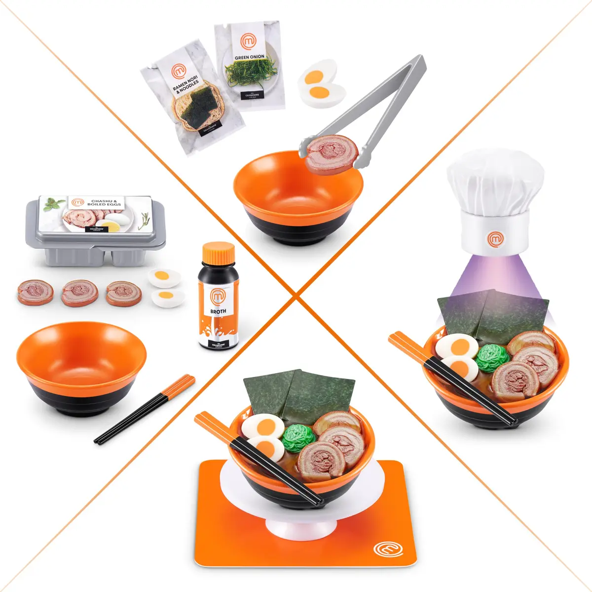 Mini Brands Master Chef Series 1 (2 Pack) | 11 Realistic Dishes, DIY Resin Play, UV Speed Set - view 4