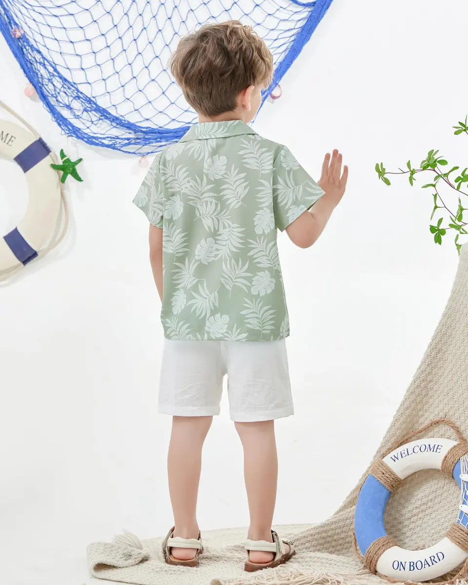 YALLET Toddler Boy Clothes Summer Outfits 4-5T | Casual Beach Style for Boys - view 4