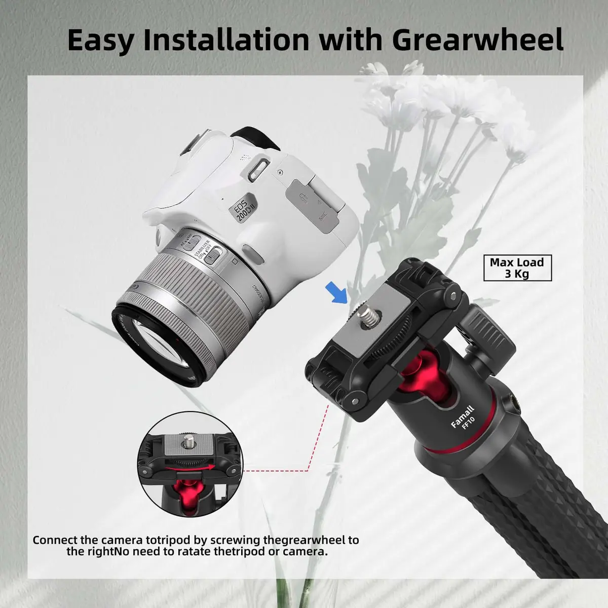 Famall Mini Flexible Tripod with Remote for Phone & Camera | Compact Support for Creators - view 5