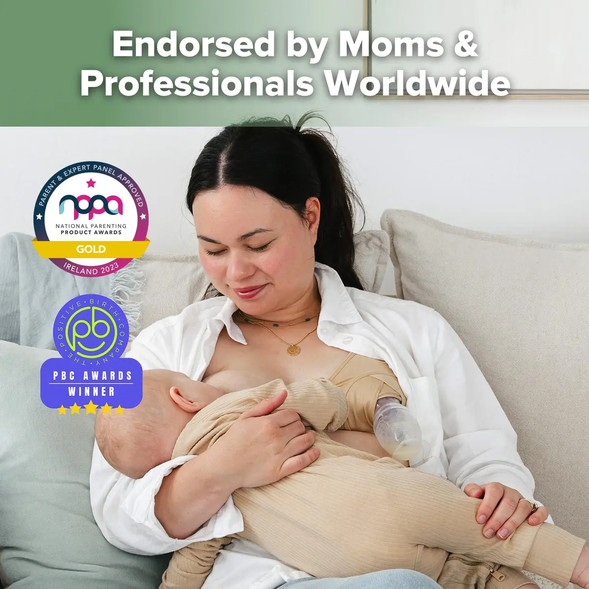 haakaa Gen.2 Manual Silicone Breast Pump 100ml (3.38 Fl Oz) | BPA-Free, Portable, Easy-Clean - view 2